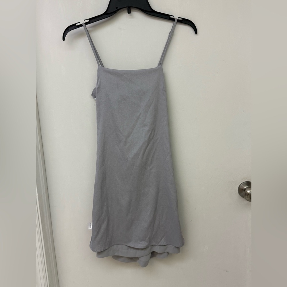 Lulu's Light Gray Backless Mini Dress Size M - Picture 4 of 6